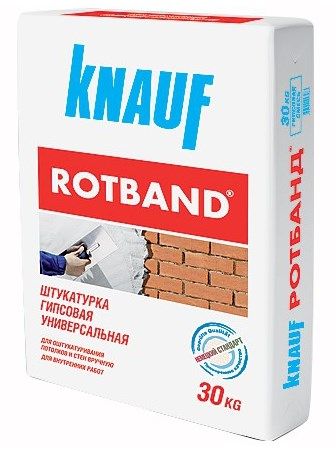 Штукатурка гіпсова KNAUF ROTBAND, 30кг