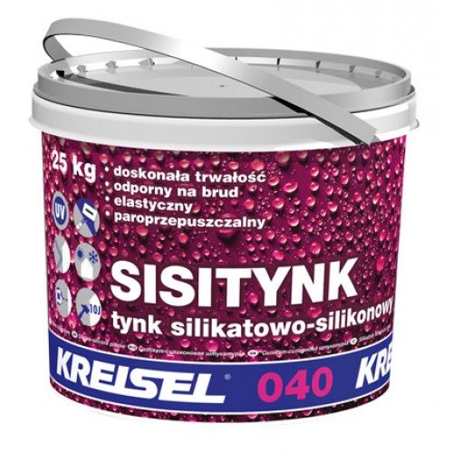 040 KREISEL Cілікатно-сіліконова декоративна штукатурка 1,5мм