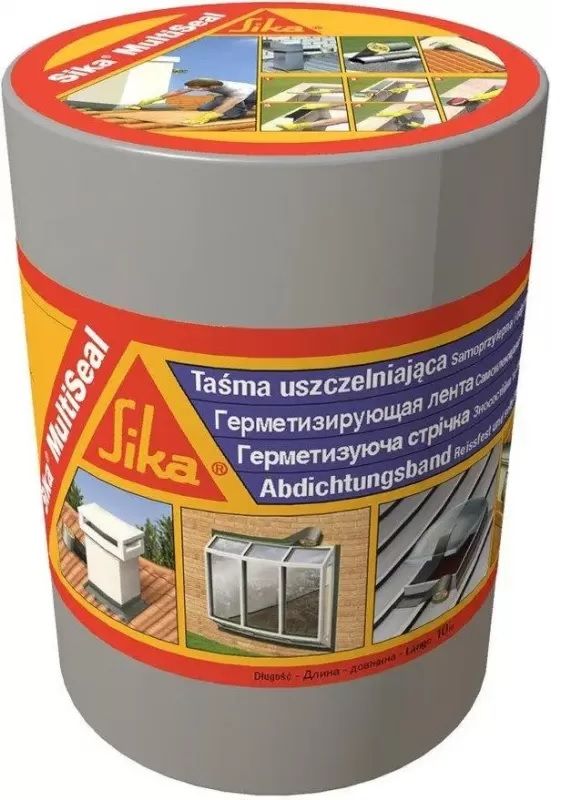 Бітумна стрічка самоклеюча Sika Multiseal сірий 3м*100мм