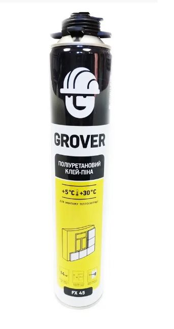 Піна-клей поліуретанова GROVER  FX 45 профі 718 мл