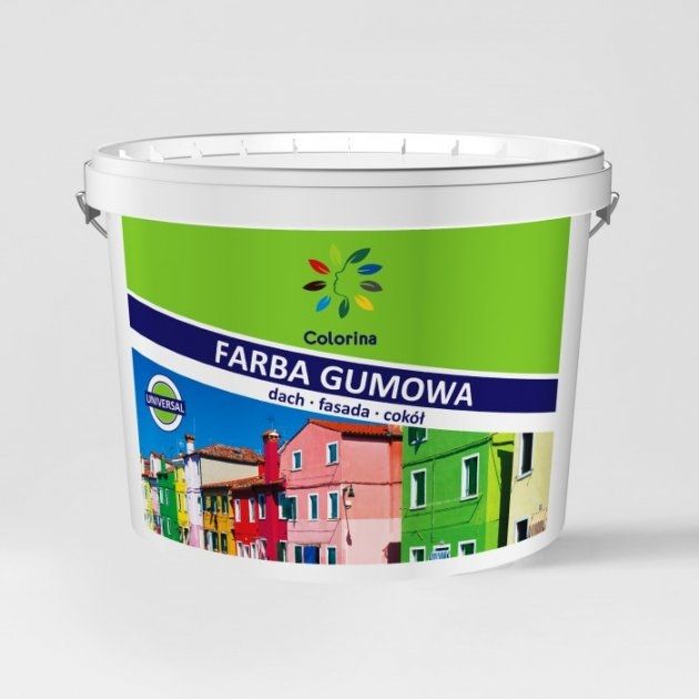 Фарба гумова сіра 1,2кг "COLORINA"