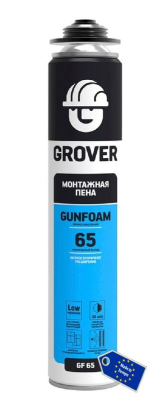 Монтажна піна GROVER GF65 профі 883 мл