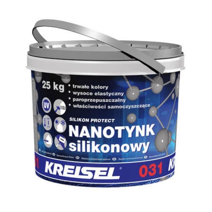 031 KREISEL Штукатурка нано-силіконова NANOTINK BR 1,5 База А (баранець)