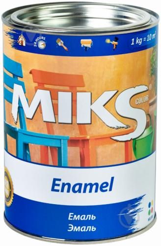 Емаль темно-сіра "MIKS" 2,8кг