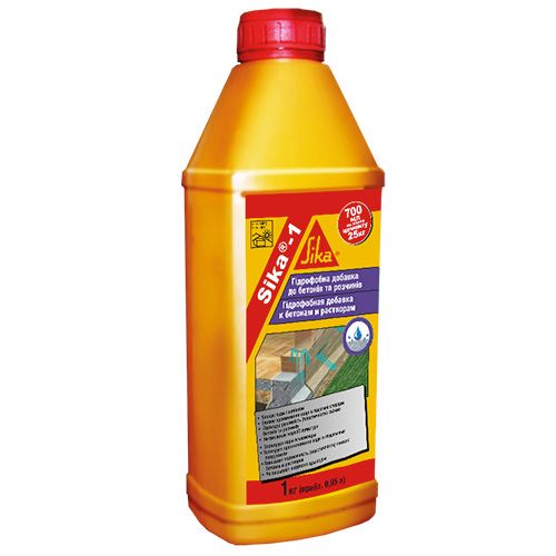 Гідрофобна домішка в бетон Sika1 1кг